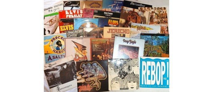 Arrivage de disques d'occasion