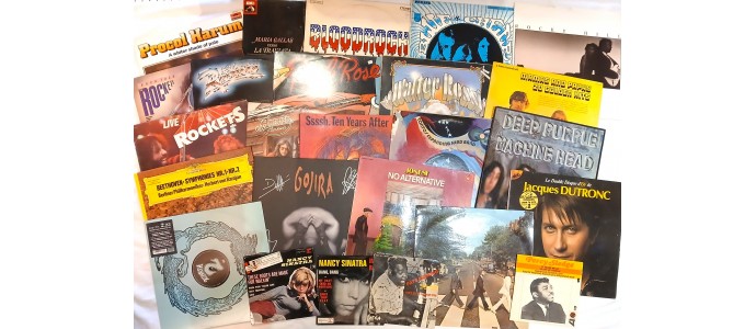Arrivage de disques d'occasion