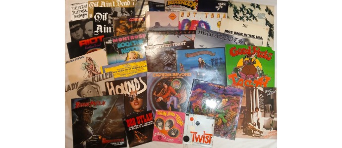 Arrivage de disques d'occasion